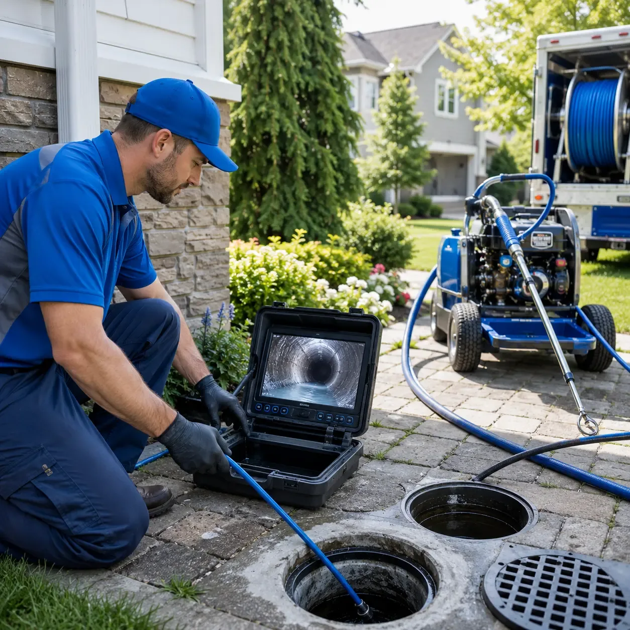 Outdoor drain cleaning professionals serving Bellbrook, OH